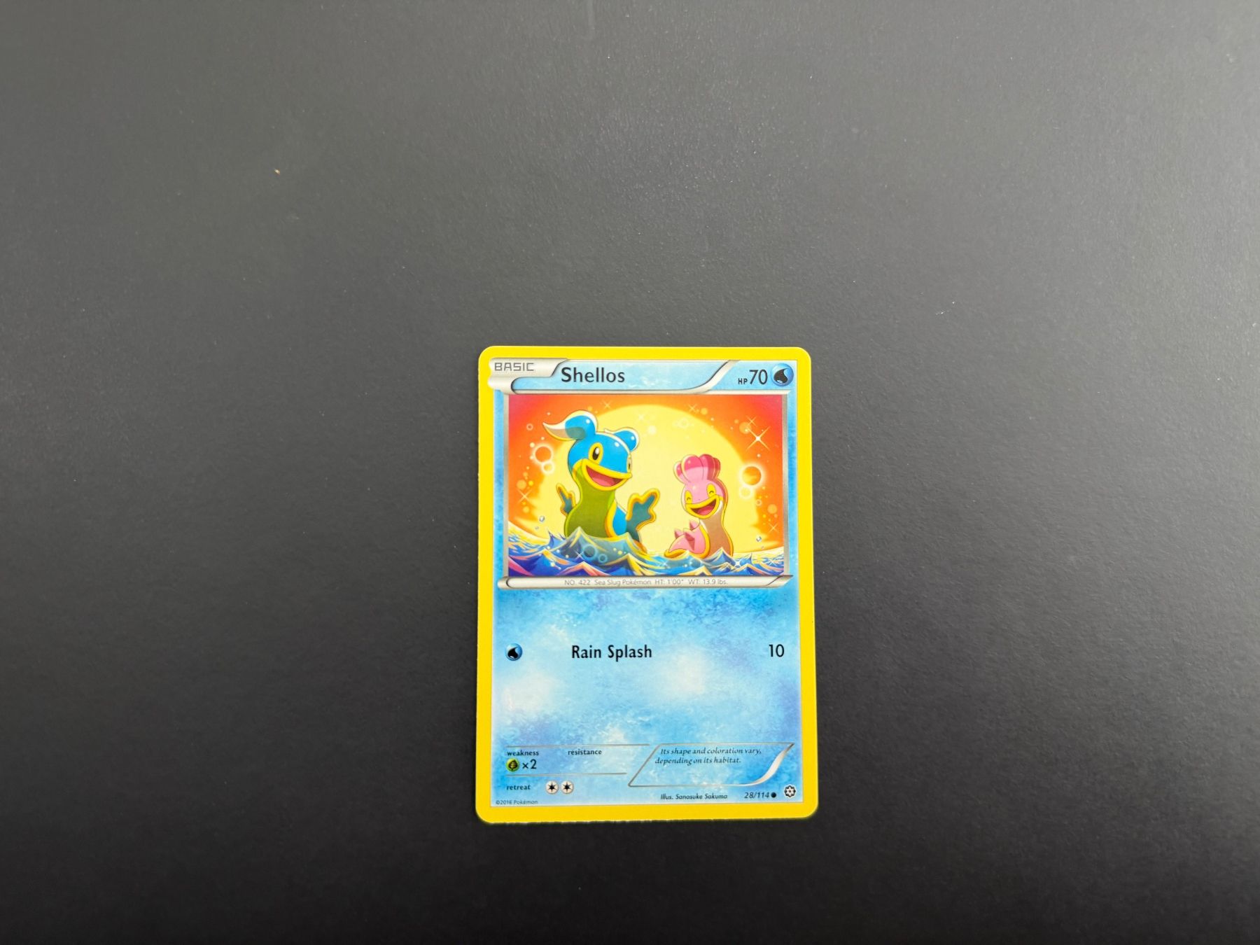 Pokémon Cartes à collectionner: Shellos 28/114 – D'occasion à Zürich par mountainwizard00