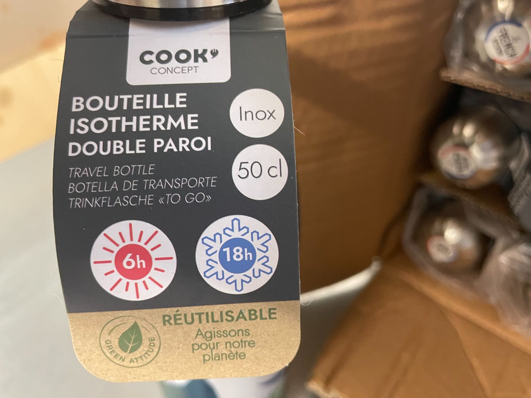 Borracce & Thermos: Trinkflasche "to go", 50 cl, 1Stk. – Nuovo e nell'imballaggio originale da Wangen an der Aare venduto da DiGe 1