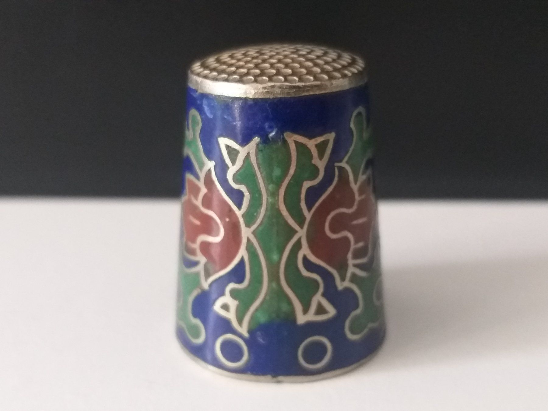 Fingerhüte: Dé à coudre cloisonné – Gebraucht aus Cossonay-Ville von Les_1001_perles 2