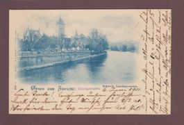 Gruss aus ZÜRICH - Landesmuseum - 1900