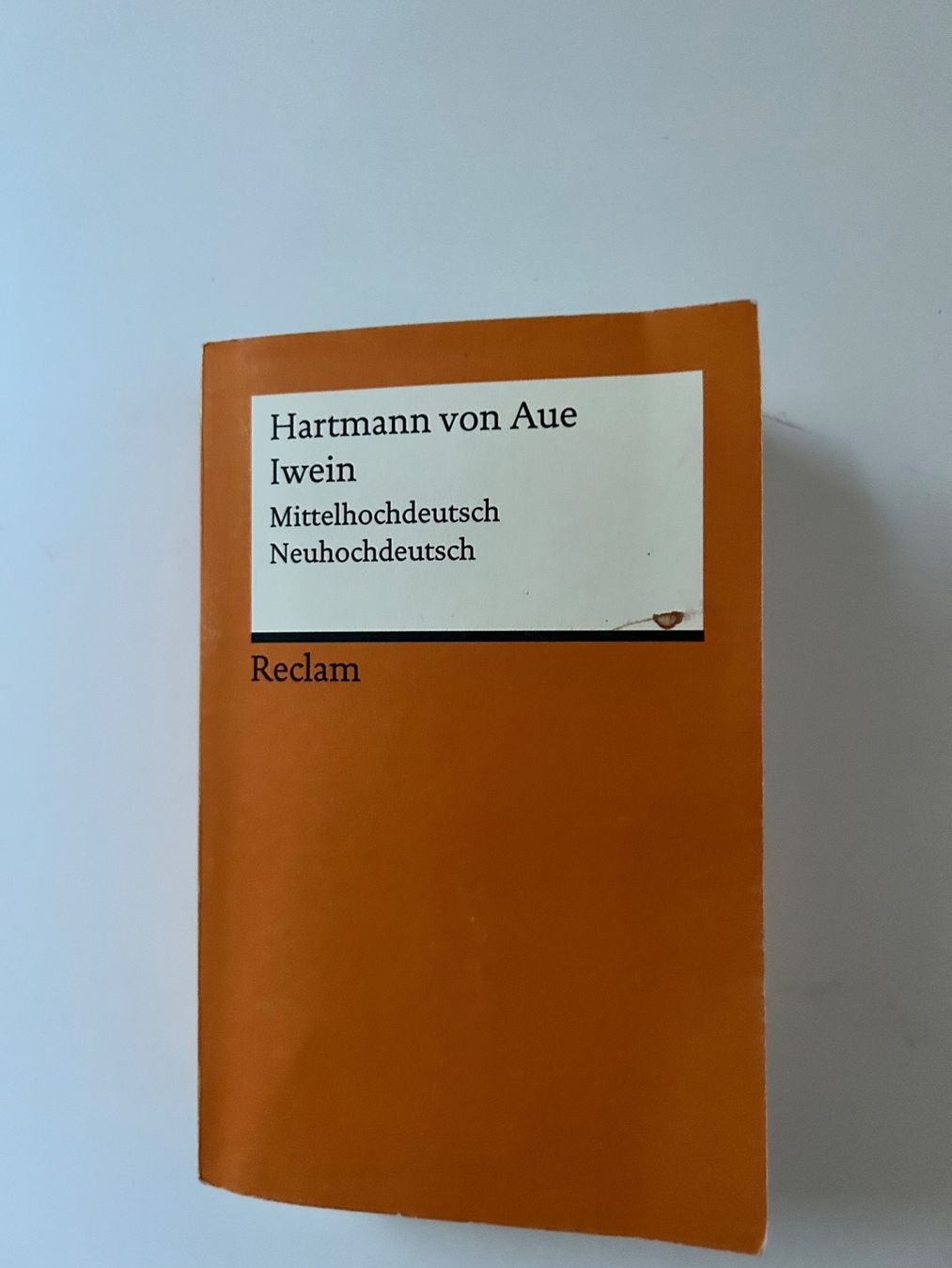 Bücher: Hartmann von Aue Iwein Reclam – Gebraucht aus Basel von Tshabajuju