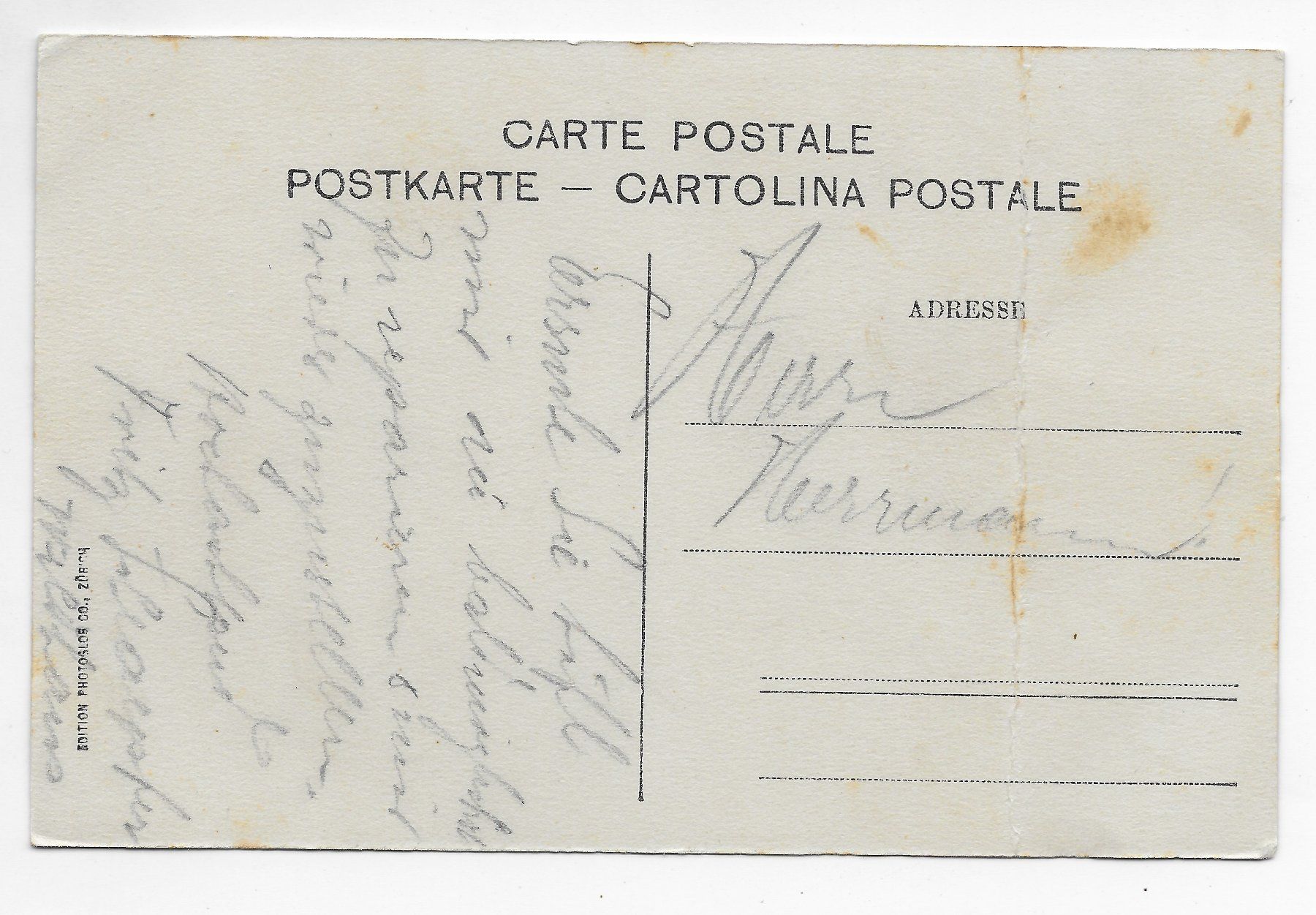 Cartoline postali: Wildhaus, Abfahrt der Post – Usato da Hefenhofen venduto da Richsalz 1