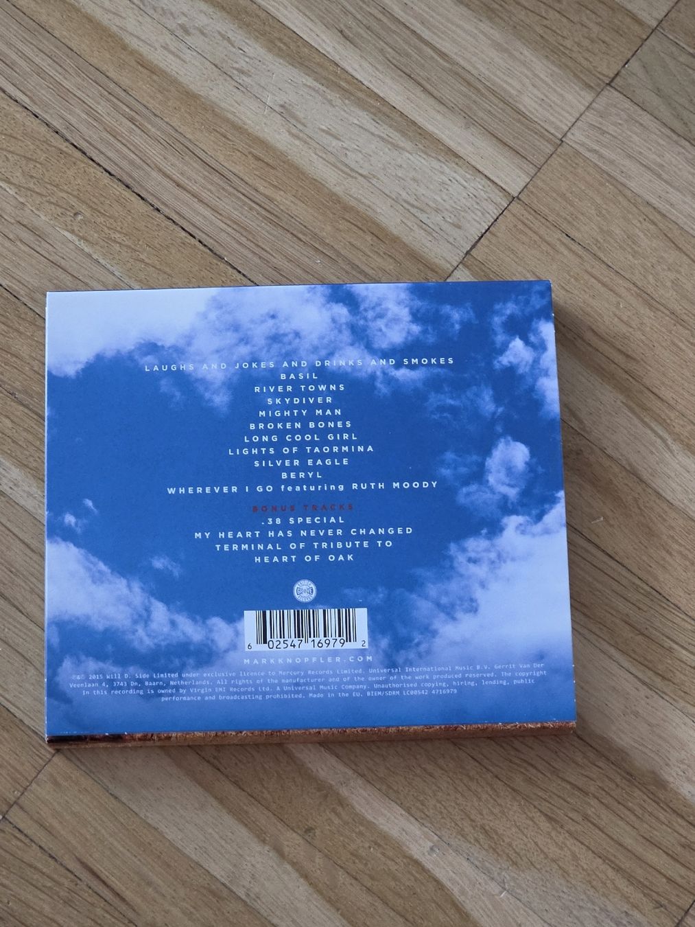 CDs: CD: Mark Knopfler: Tracker – Gebraucht aus Aesch BL von immon 1