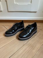 PEPE JEANS - Lack Leder Budapester schwarz 39