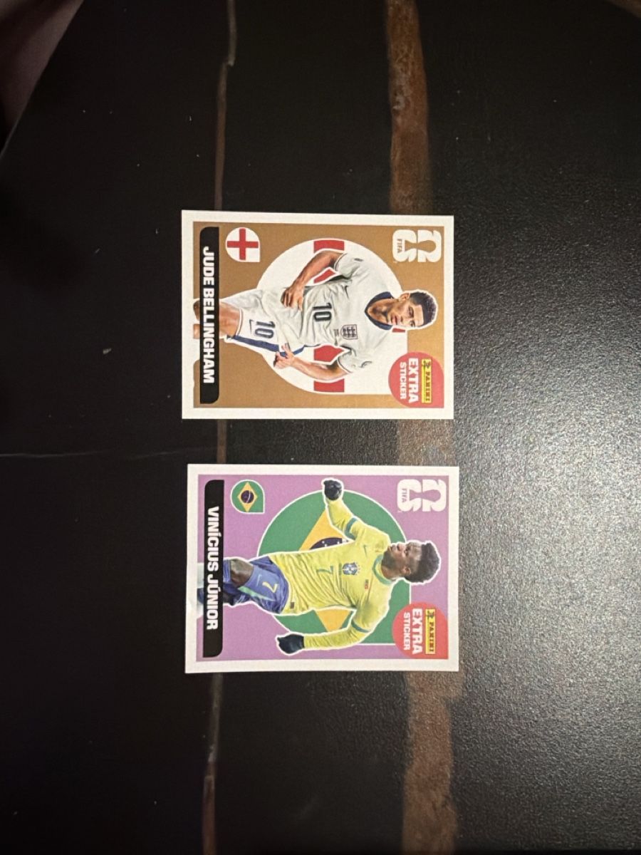 Panini Sammelbilder & Trading cards: Bellingham und Vini Jr Extrasticker – Neu (gemäss Beschreibung) aus Kriessern von Do276