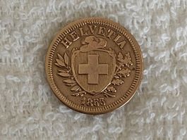 1 centime/Rappen 1853