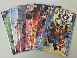 Justice League 2019, #1-7 plus Variants (#5 fehlt), Z0-1!