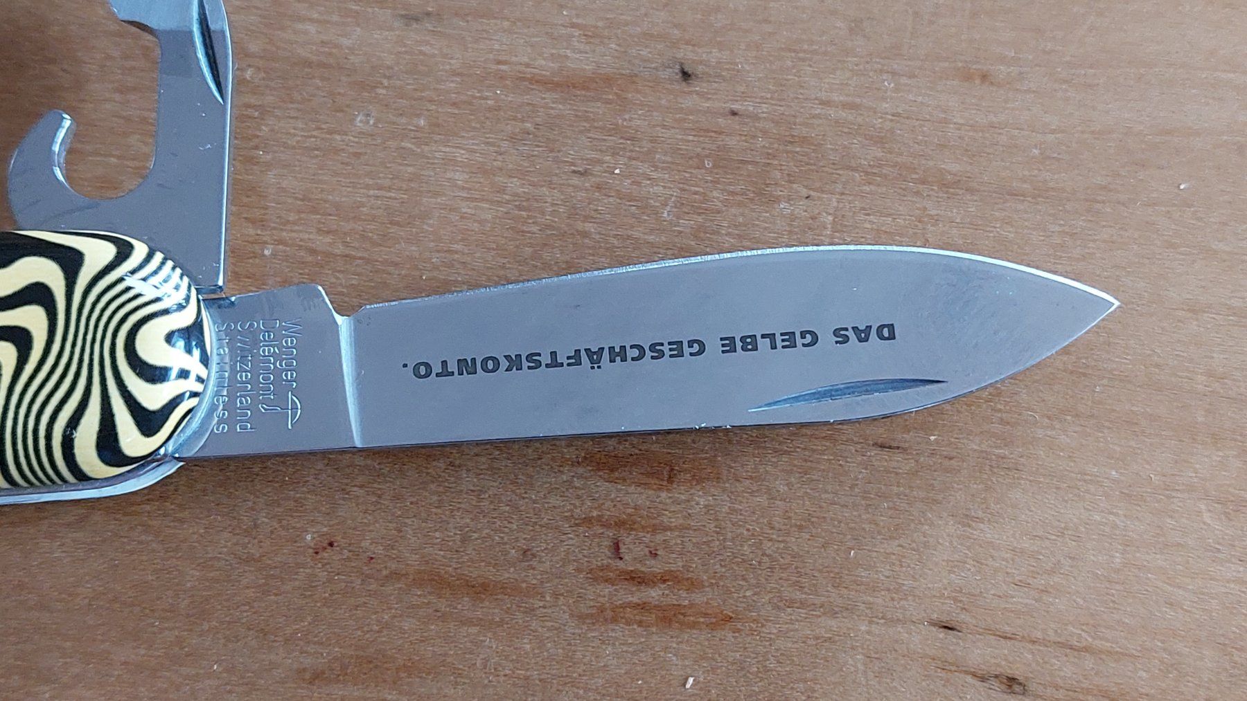Wenger Coltelli tascabile: Sackmesser Wenger Post – Usato da Oberdiessbach venduto da wasserfreak 3