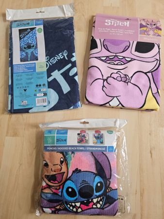 Stitch: 2 Strandtücher und 1 Poncho
