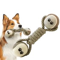 Hundespielzeug Seil mit Ball – Robust, zahnpflegend & spiele