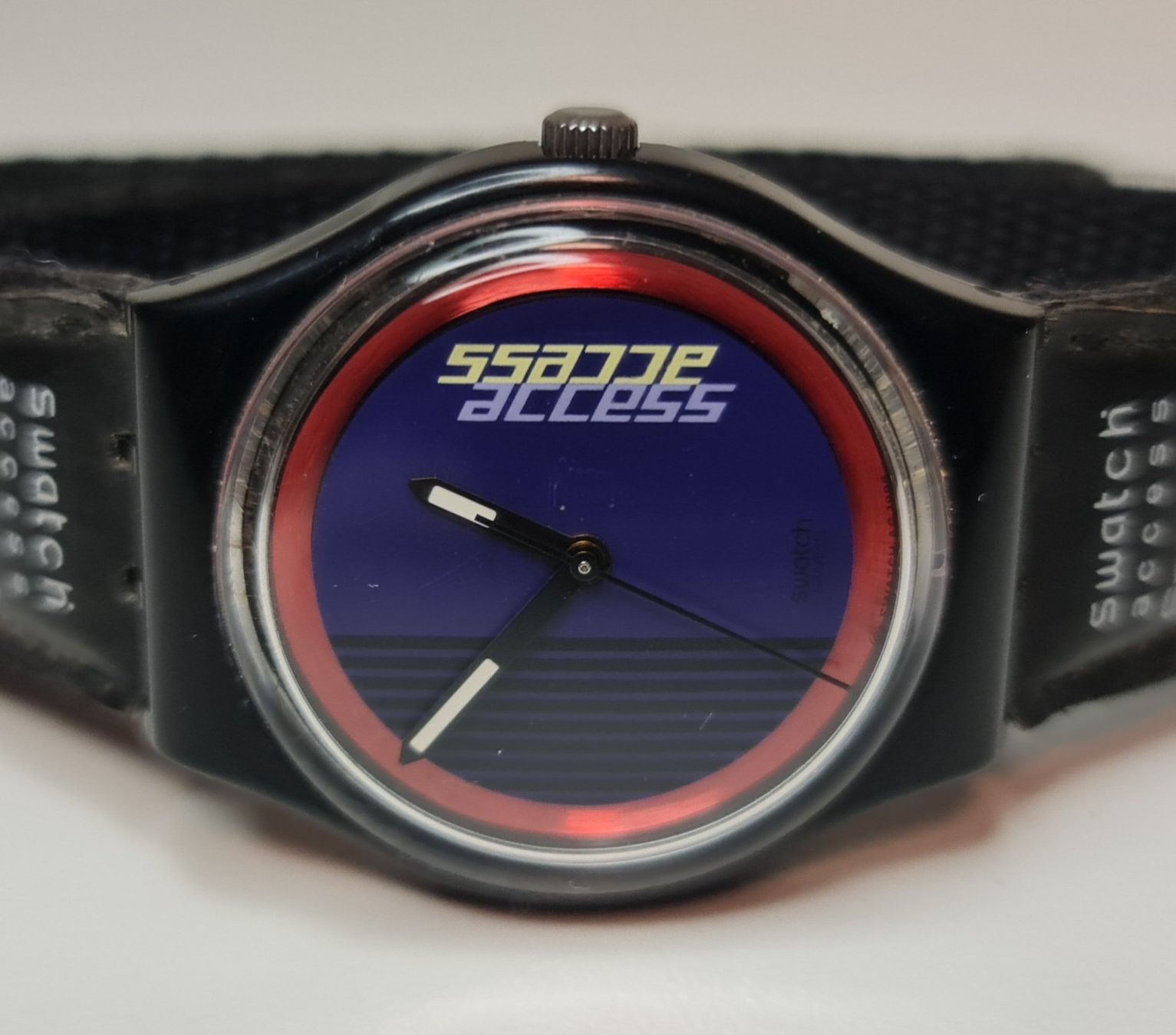 Swatch Orologi: Swatch ⌚️ACCESS DOUBLE LOOP - SKB100 – Usato da Eschenbach SG venduto da Piratenschatz 1