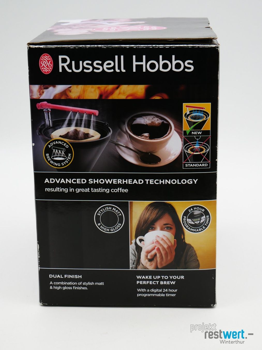 Russell Hobbs Macchine per caffè & Macchine per espresso: RUSSELL HOBBS / Textures Plus Filterkaffeemaschine – Nuovo (secondo la descrizione) da Winterthur venduto da Restwert_Winterthur 8