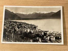 Alte Ansichtskarte Locarno, gelaufen, Rarität, Top!
