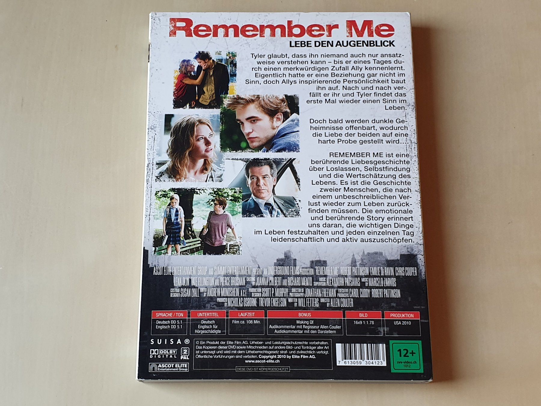 Tutti i DVDs: Remember Me – Usato da Stansstad venduto da collectorsshop 1