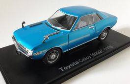TOYOTA CELICA 1600GT 1970 HELLBLAU 1:24 HACHETTE