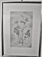 ORIGINAL Lupenzeichnung von Elisabeth Gasser-von Gunten 1961