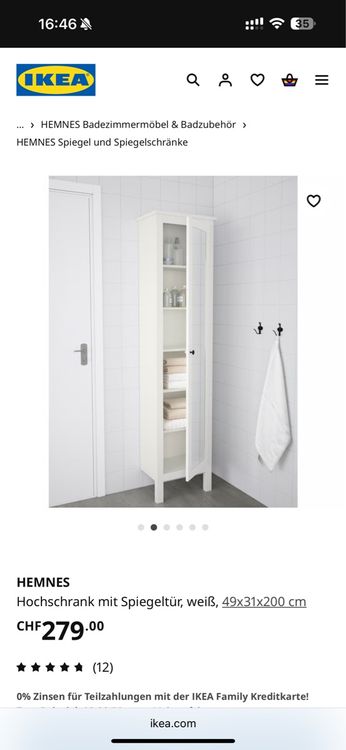 hemnes-hochschrank-mit-spiegelt-r-wei-fast-neu-ab-1-c-neu