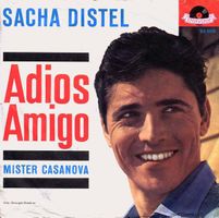 Sacha Distel - Adios Amigo (Single, Rarität!) Top Zustand!