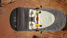 Babywippe BabyBjörn grau mit Spielzeug guter Zustand
