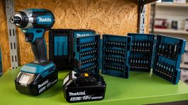 Makita DTD153P2 Akku Schlagschrauber 18V + Impact Black-Bits