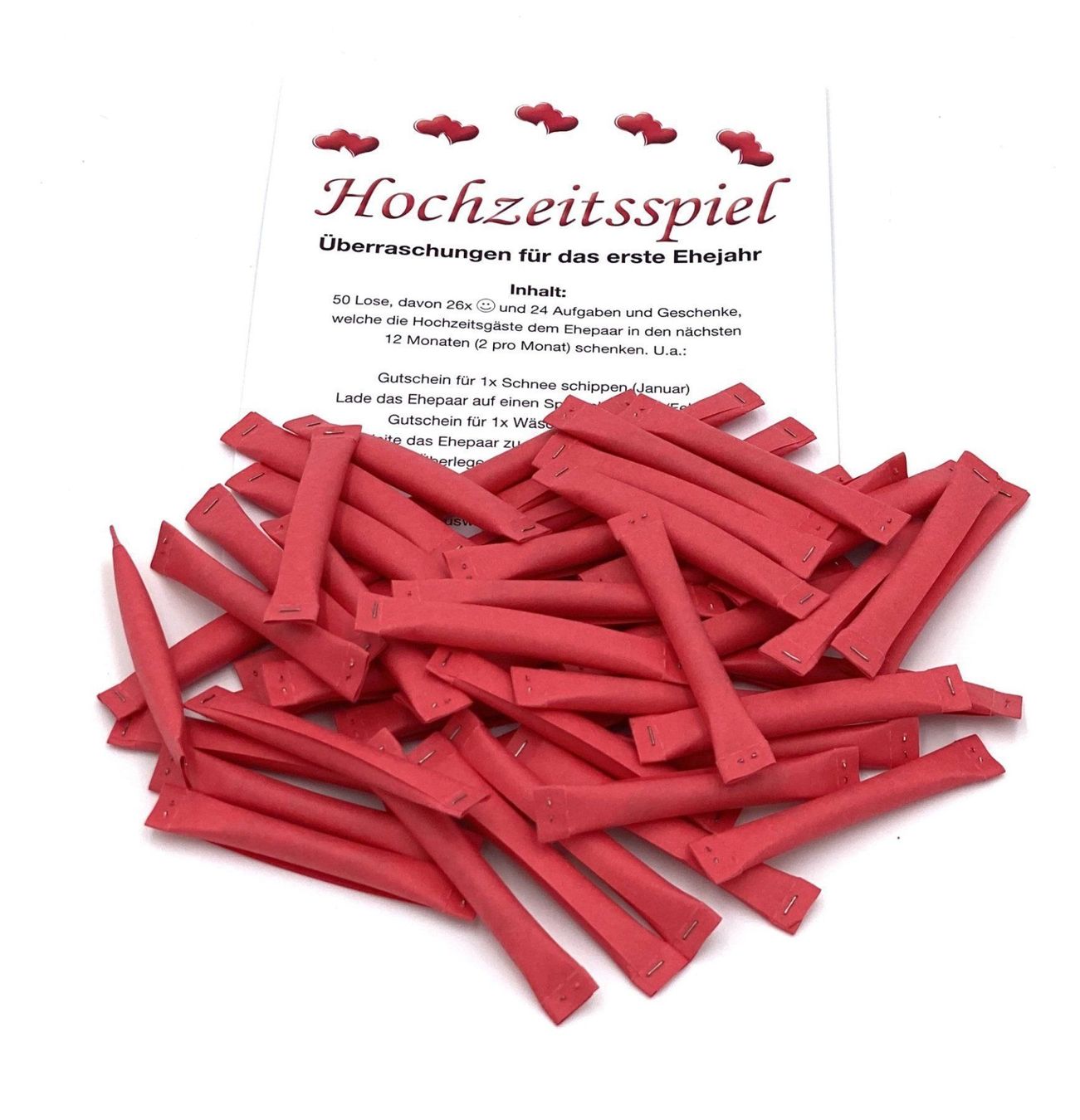 Biglietti: Hochzeitsspiel Lose Geschenk  Hochzeit – Nuovo e nell'imballaggio originale da Mauren venduto da rundumsfest 1