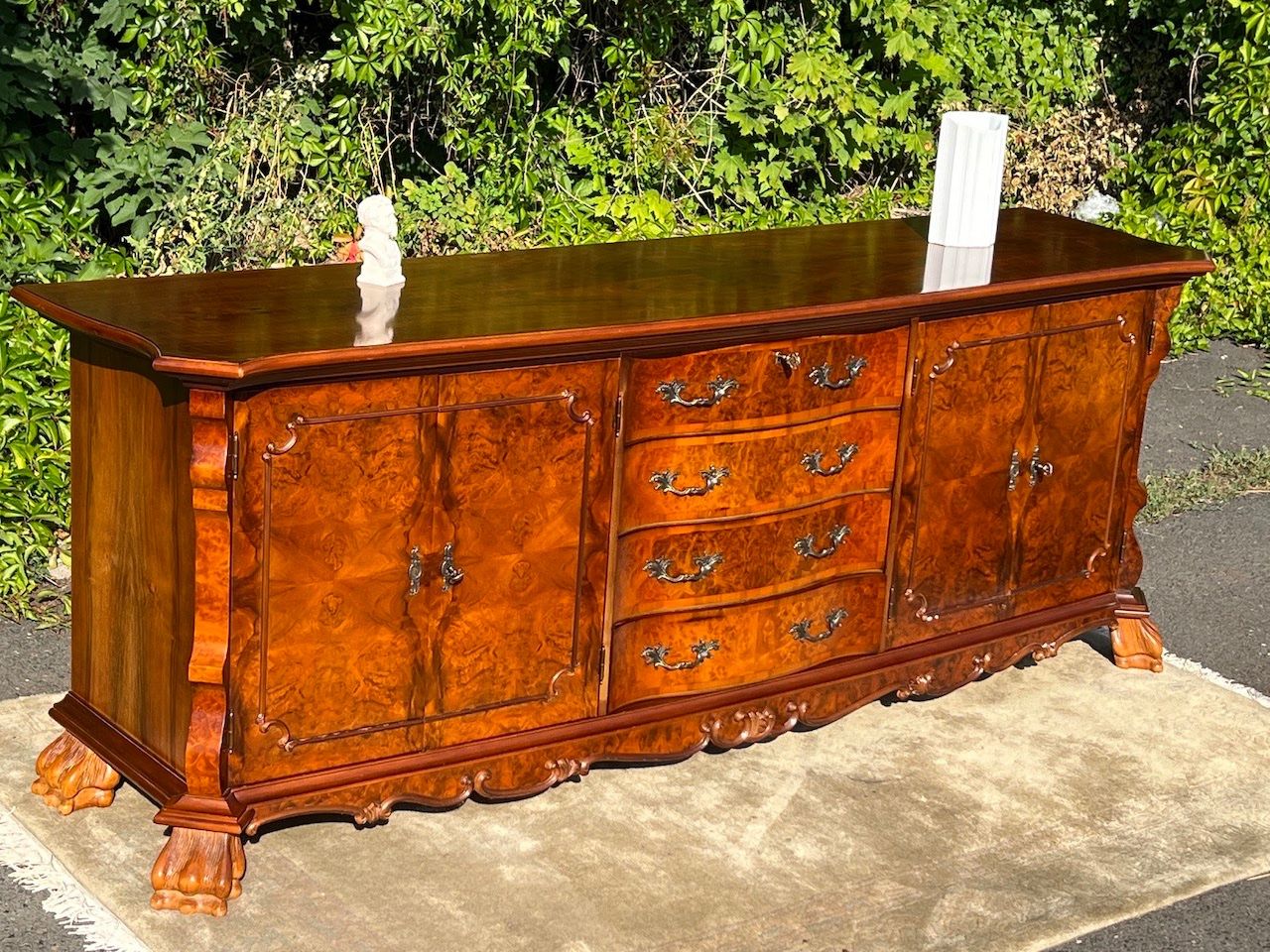 Cassettiere: Barock Rokoko Kommode Sideboard Nussbaum Herrenzimmer – Usato da Gemünden venduto da GEUENWALD 3