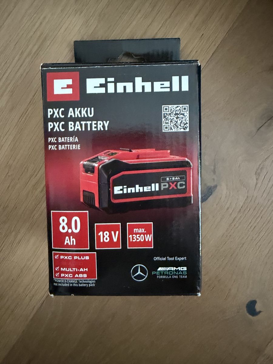 Einhell Caricatori & Batterie: Einhell Akku PXC+ 18 V 5-8Ah – Nuovo e nell'imballaggio originale da Mettmenstetten venduto da Monolit333