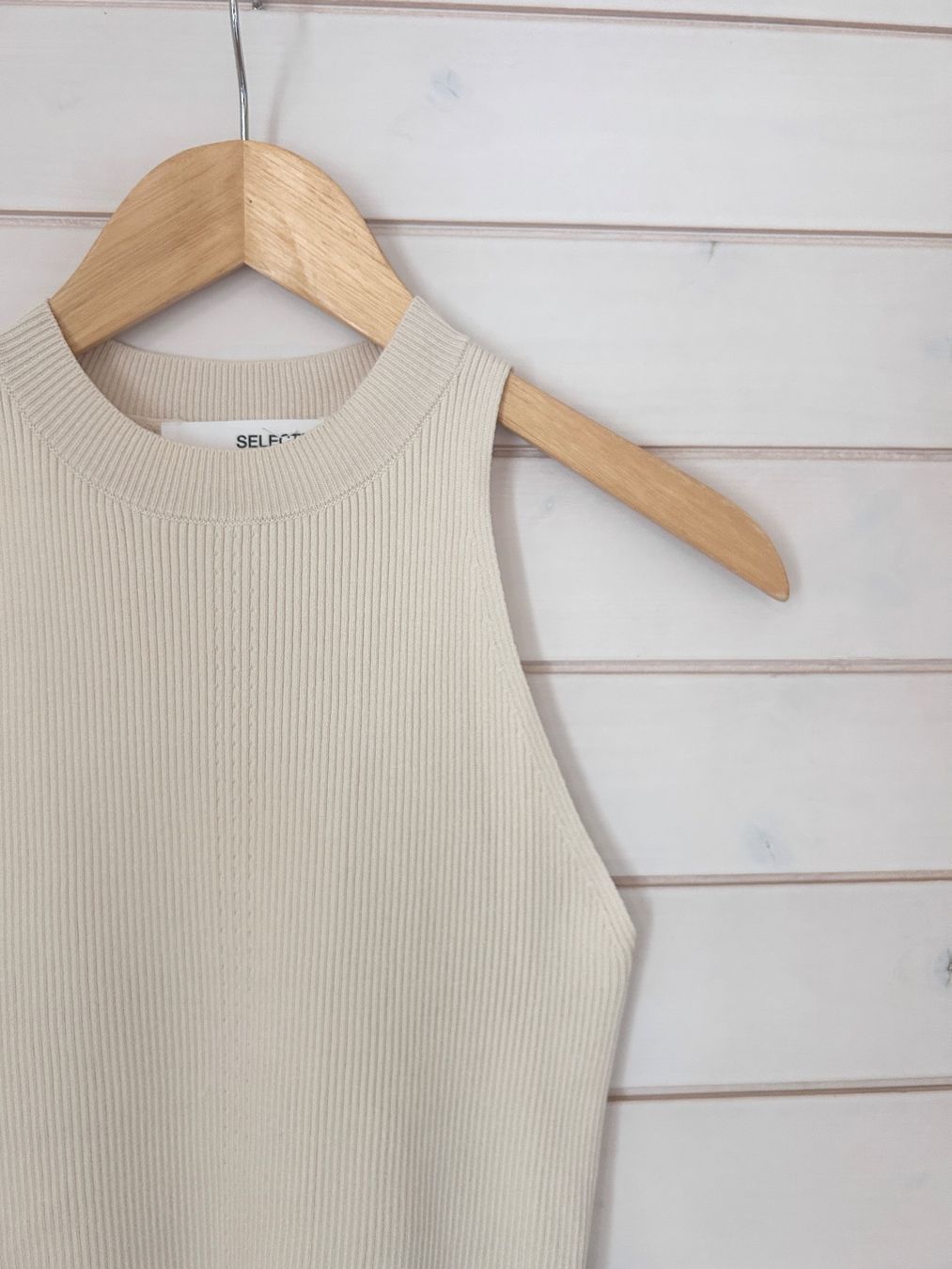 Tops: Selected Femme Rib Top - Gr. S – Gebraucht aus Illnau von Monkky 3