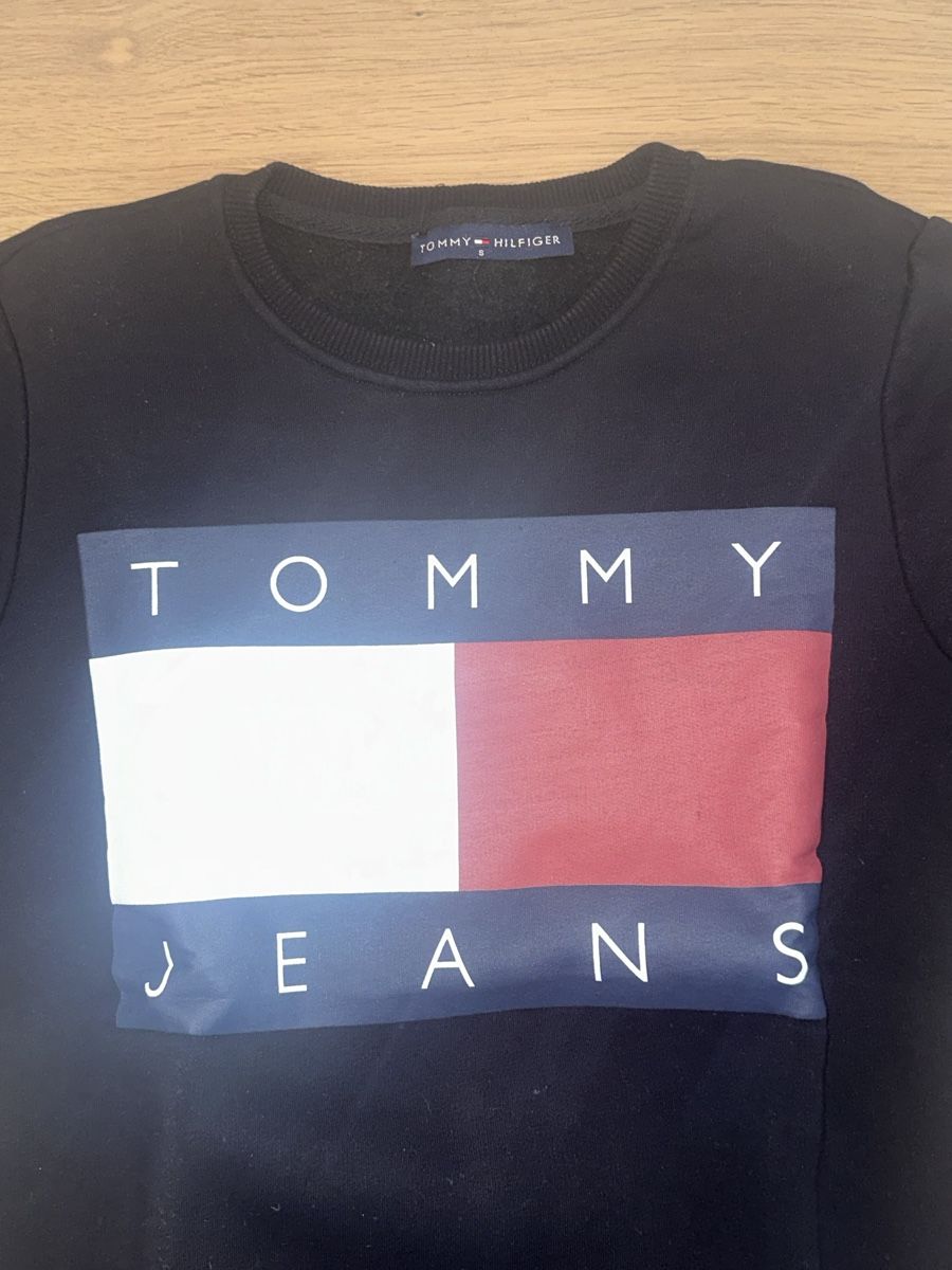 Maglioni & Felpe: Tommy Hilfiger Jeans Winter Pullover, Schwarz, Grösse S – Usato da Altendorf venduto da sda_57x2 1