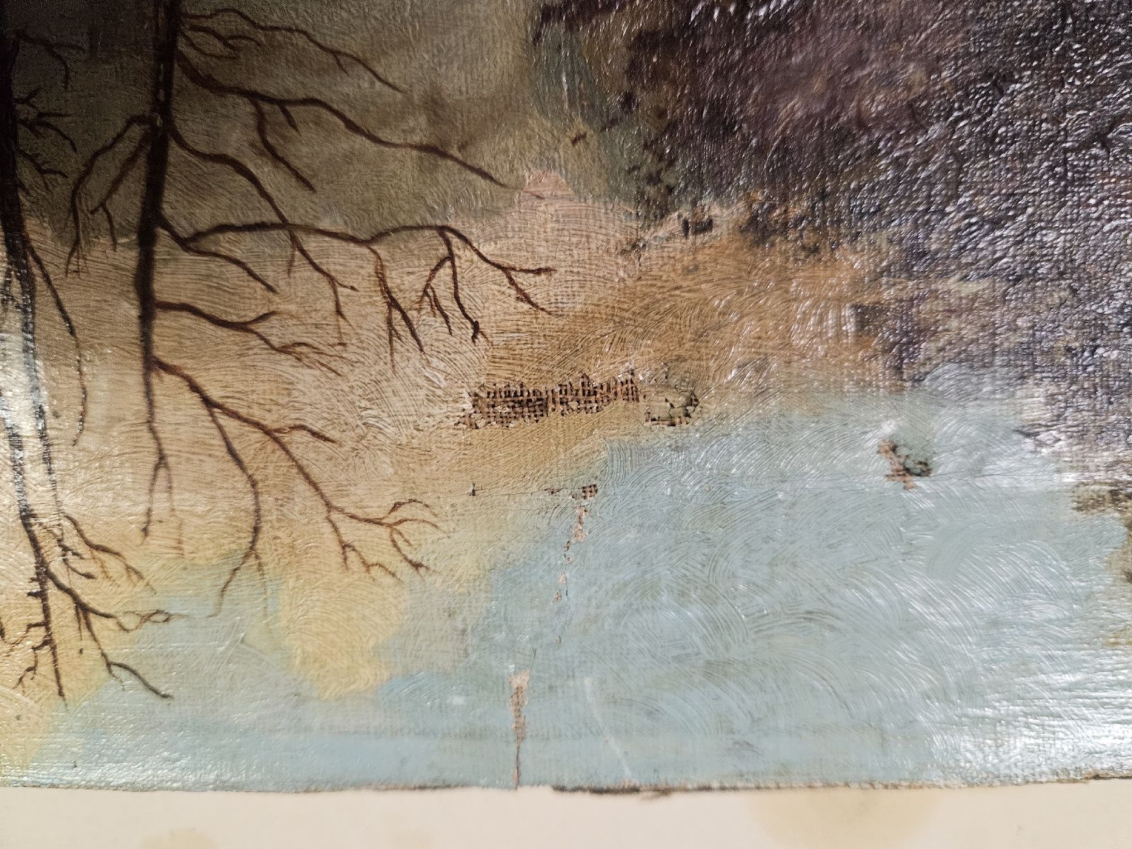 Tableaux: gemälde jäger antik – Défectueux à Schwellbrunn par Omega-alpha 6