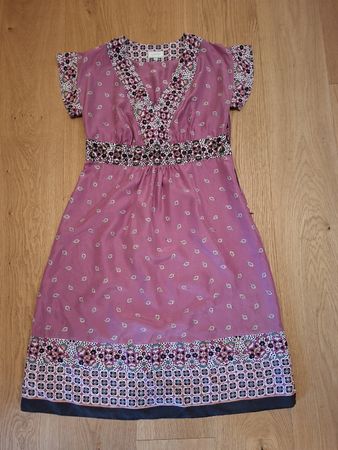 Robe GHOST 100% Soie T38 Neuve
