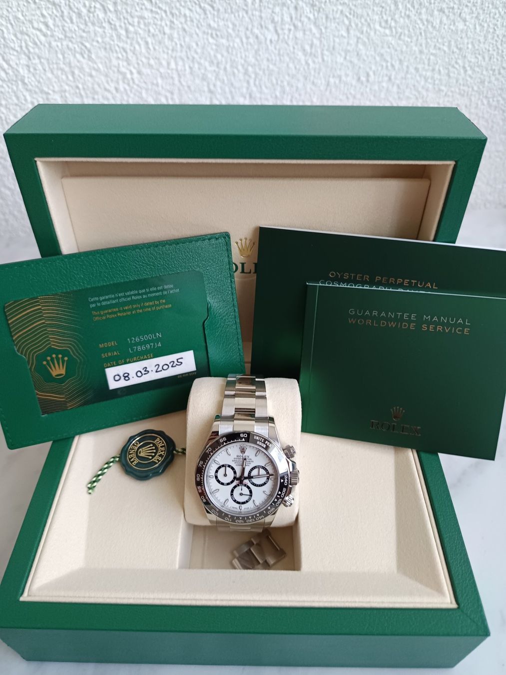 Rolex Orologi: Rolex Daytona ''Panda''  Ref. 126500LN - ungetragen – Nuovo e nell'imballaggio originale da Bern venduto da Nht 1