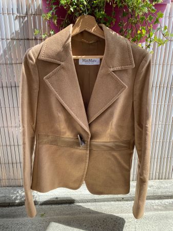 MAX MARA - Blazer chameau - taille CH 40