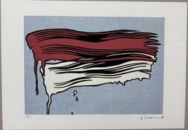 Roy Lichtenstein: Brush Stroke 100/150