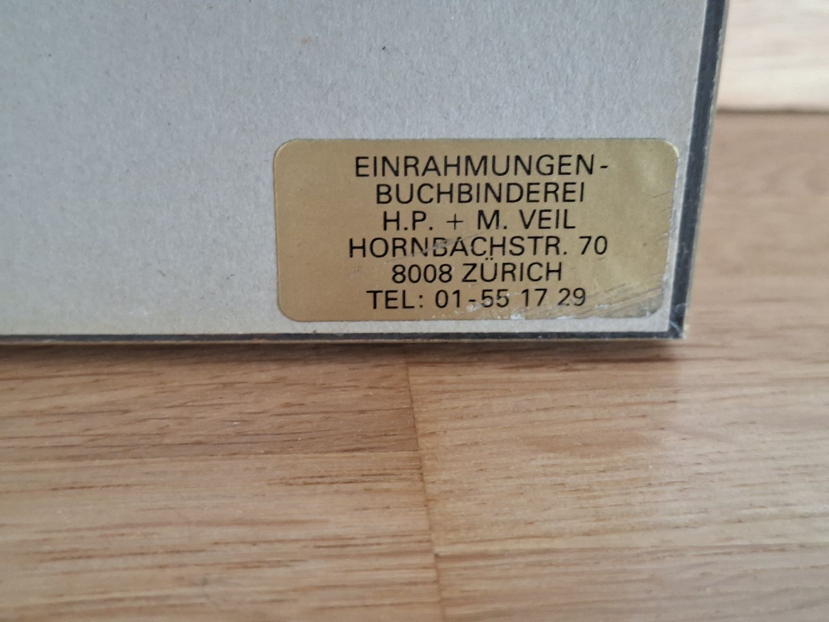 Cornici: Bilderrahmen Holz vergoldet mit Portrait – Usato da Stäfa venduto da Rampensau 2