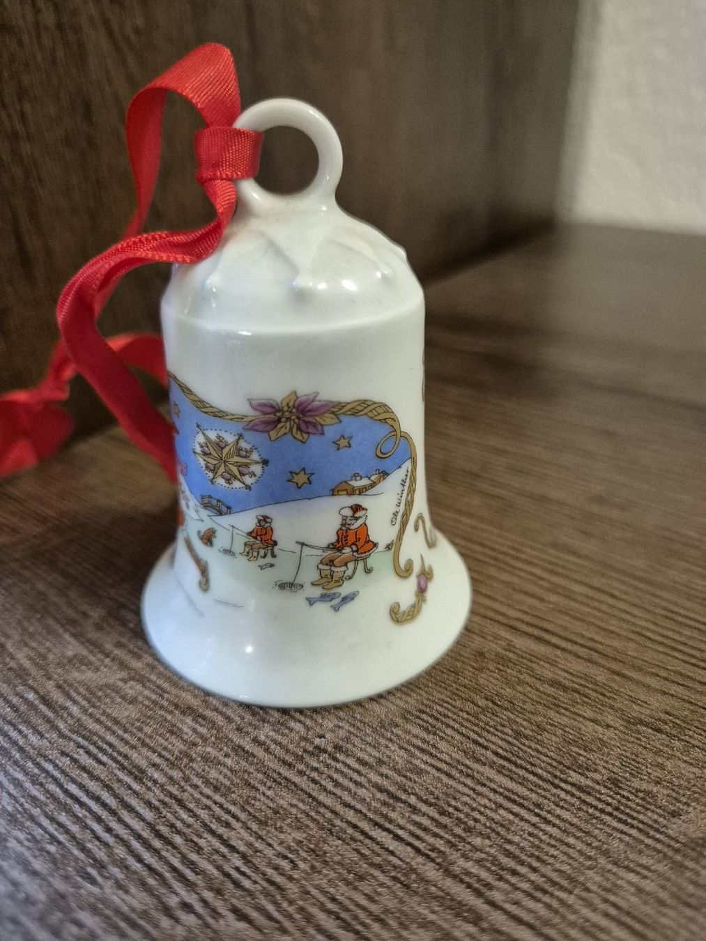 Hutschenreuther Campanacci mucche: Weihnachtsglocke Hutschenreuther 1990 – Usato da Eschlikon TG venduto da zuzanka80 3