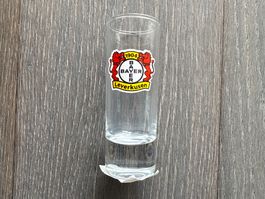 Schnaps-Glas Bayer Leverkusen 1904 - 6 Mal