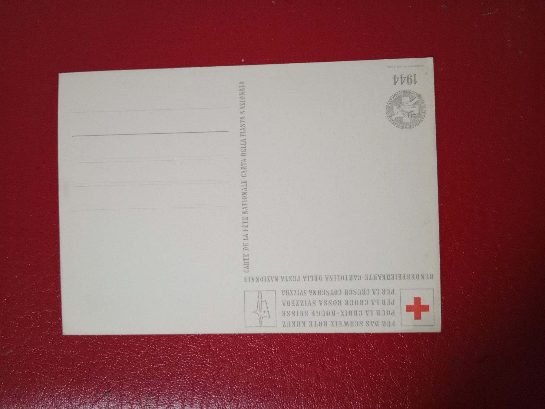 Cartes postales: 5x AK Bundesfeier 1944 – D'occasion à Küttigen par Melisch1000 3