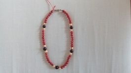 Holzkette Modeschmuck, 50cm, neuw.