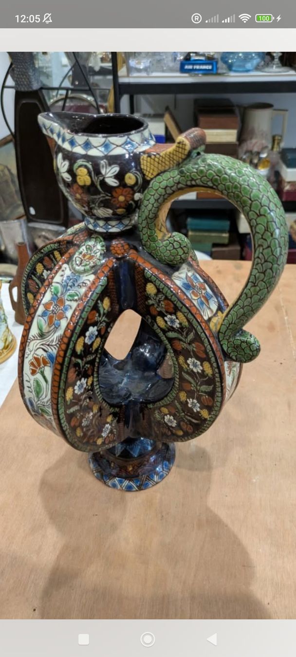 Carafes: THOUNE THUN Exceptionnel pichet XIX ème siècle 32 cm – D'occasion à Genève par Genevois4 1