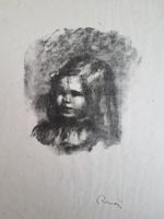 Pierre-Auguste RENOIR Claude Renoir 1904 Lithograph Signed
