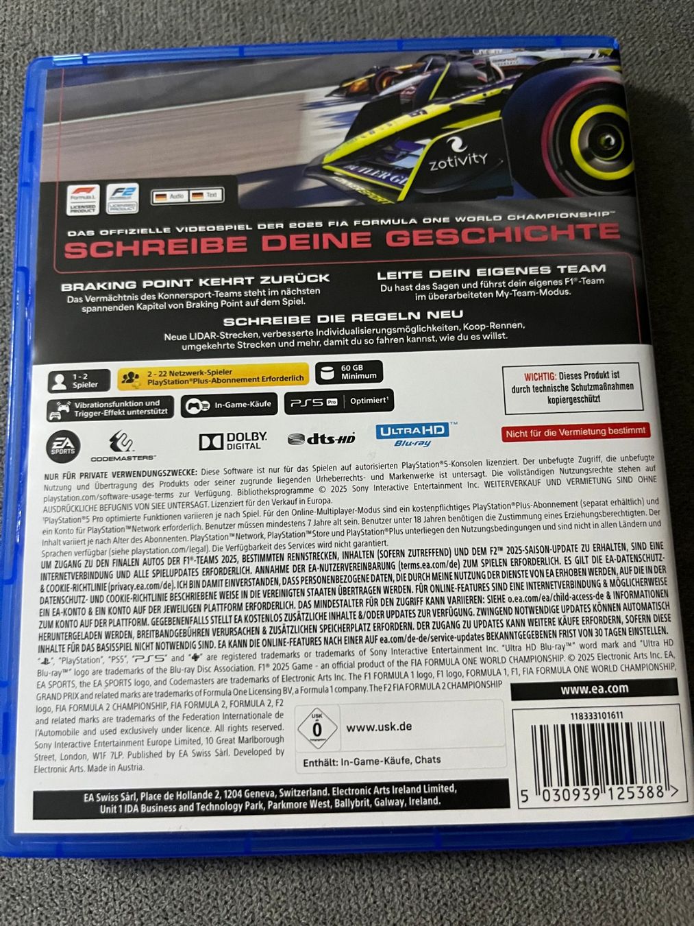 Giochi: PS5 Formel 1 2025 – Usato da St. Gallen venduto da fabio813 1