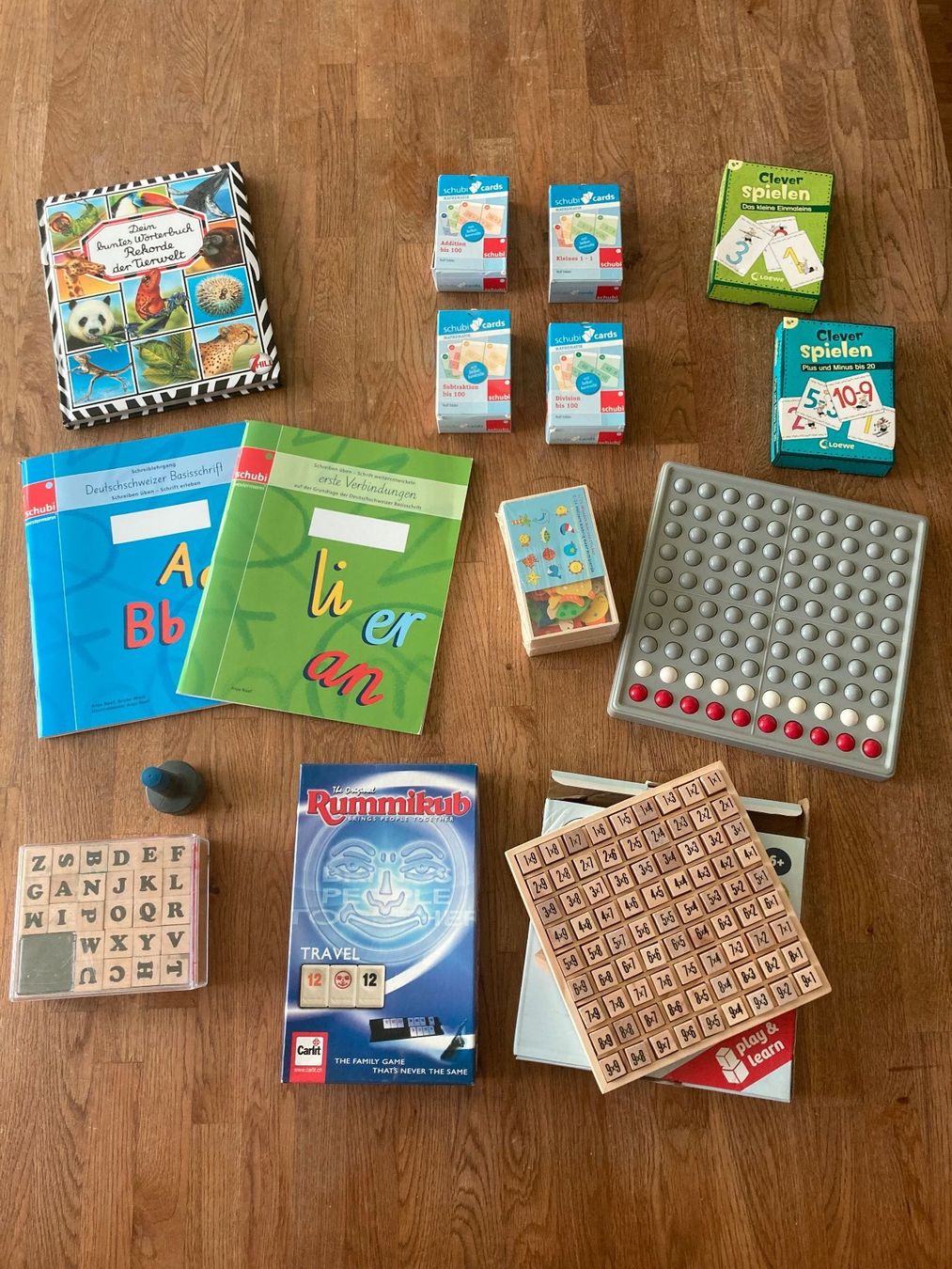 Schubi Lernmedien Giochi: Homeschooling Set mit Abaco umd Schubi – Usato da Erstfeld venduto da Pfiffholder