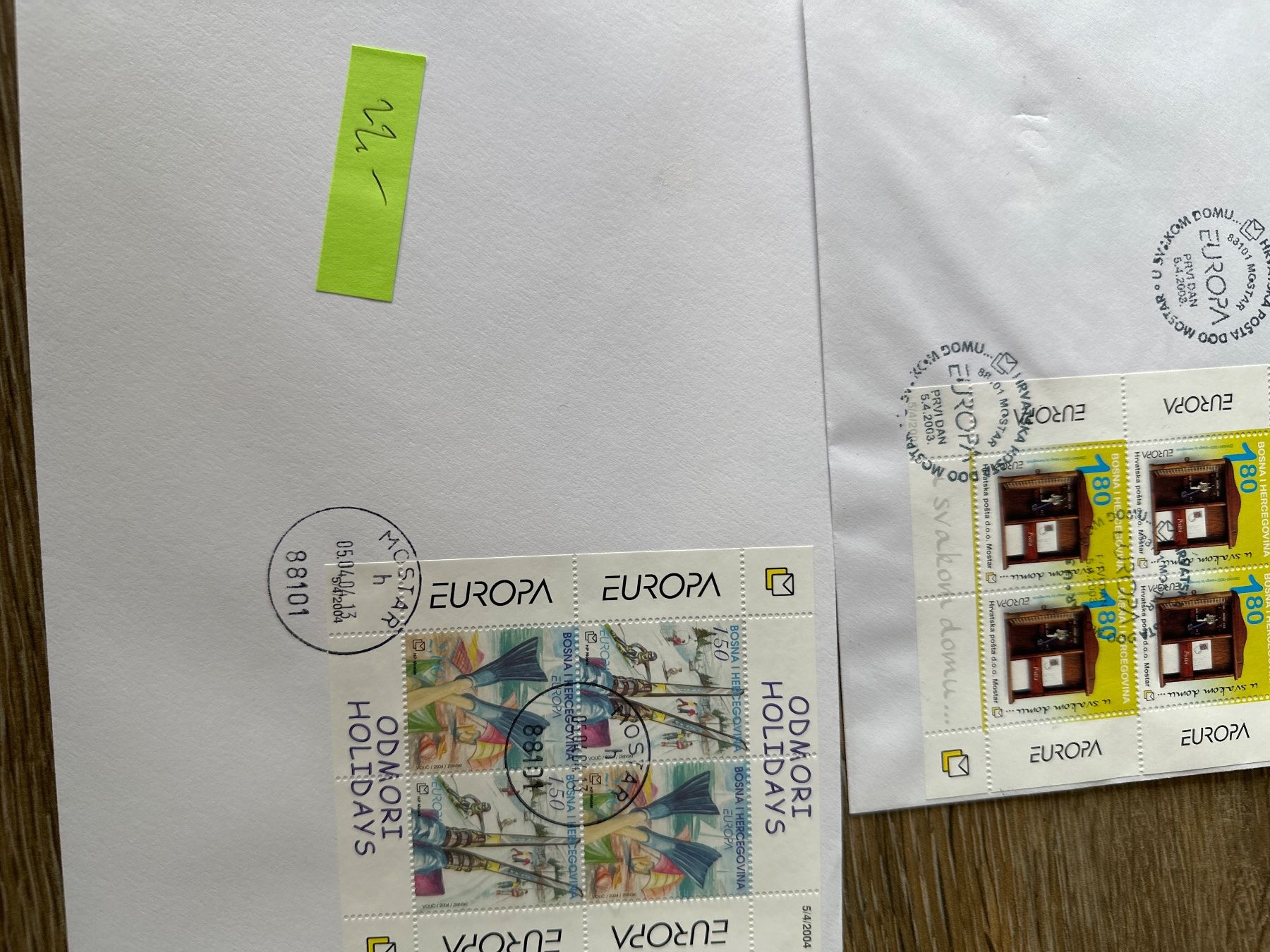 Alle Briefmarken: BOSNIEN F.D.C RARE – Gebraucht aus Thun von Sarica1 3