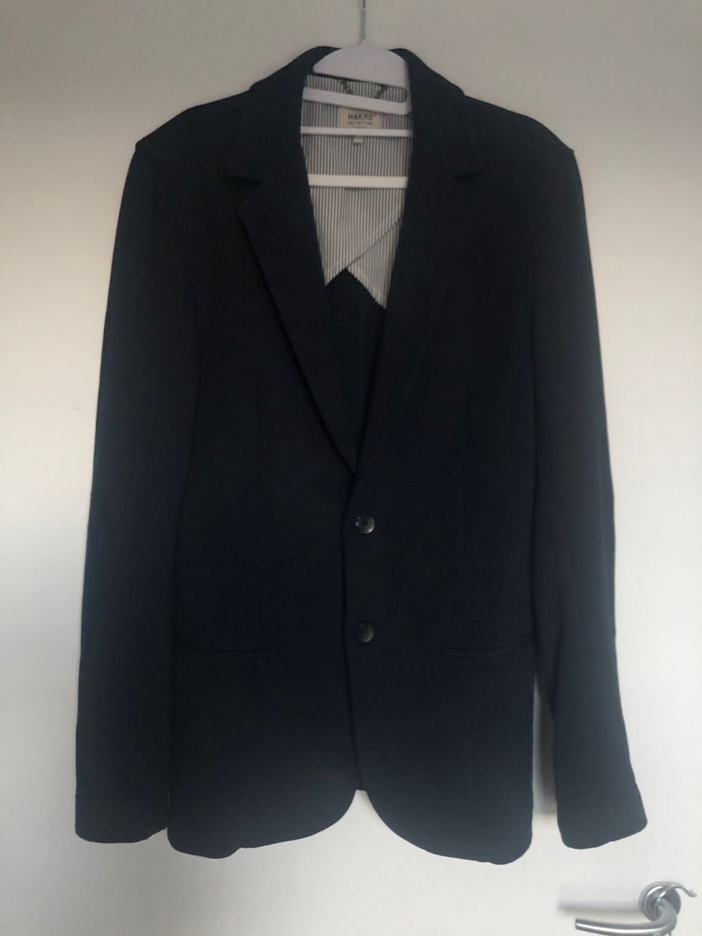 Giacche: Hakro Herren-Baumwollblazer dunkelblau Größe M – Usato da Agno venduto da hibikama 2