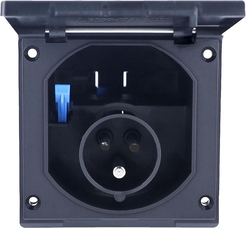16 AMP 3PIN Buchse Und Stecker Wandmontage 220V-250V IP44 16A Caravan