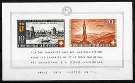 1942, B19** Block Pro Patria postfrisch (15363)