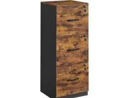 Aktenschrank mit 3 abschliessbaren Schubladen FILDORO