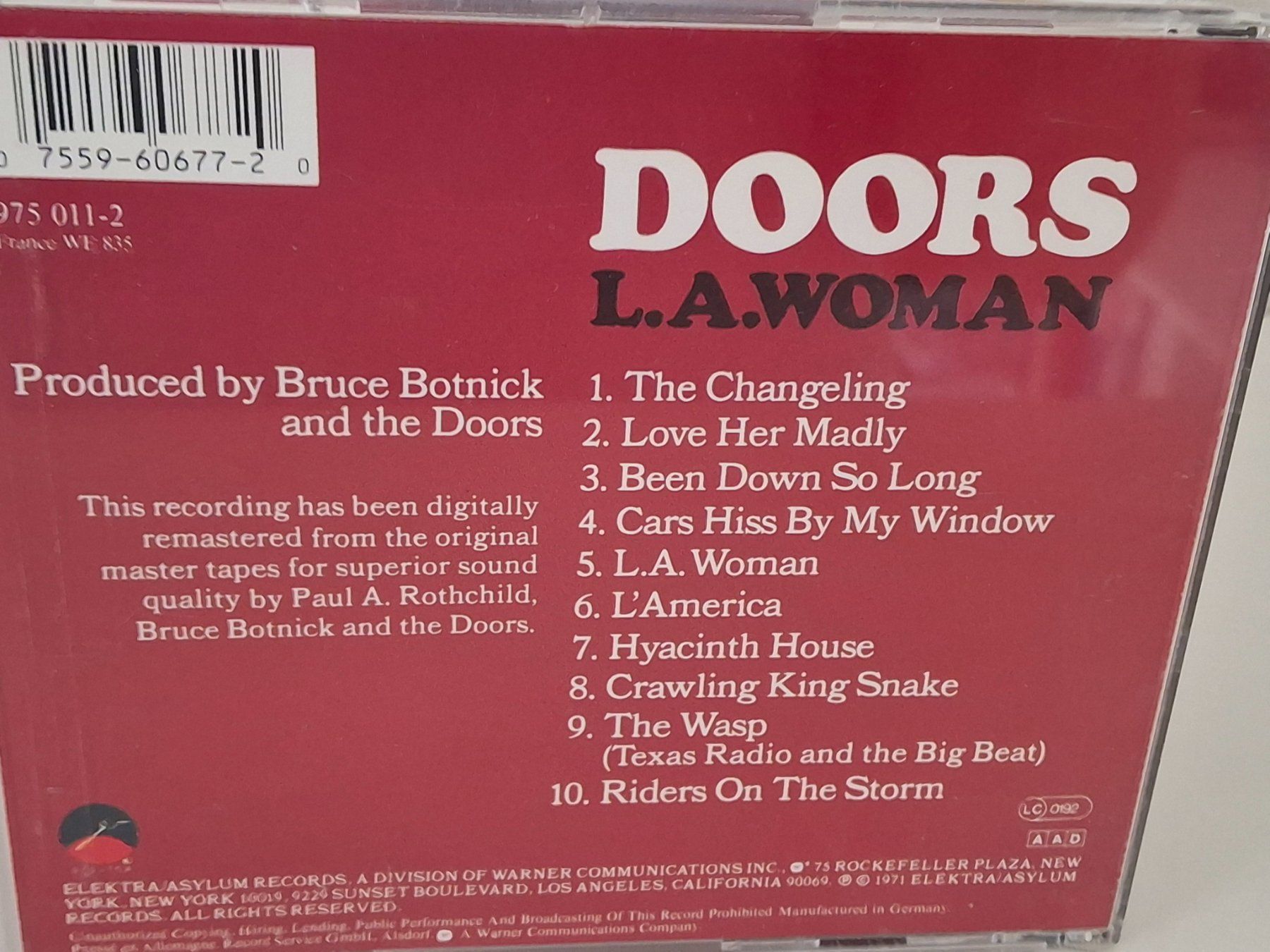 CD: CD The Doors - L.A. Woman – Usato da Aarberg venduto da Jackup1 1