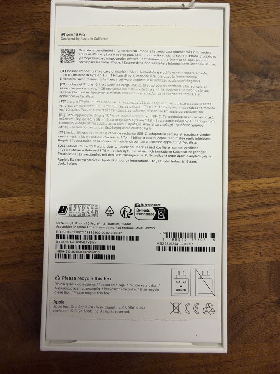 Apple Telefoni cellulari / Smartphones: iPhone 16pro titanium white 11 Monate alt – Usato da Dättwil AG venduto da blaabla 5